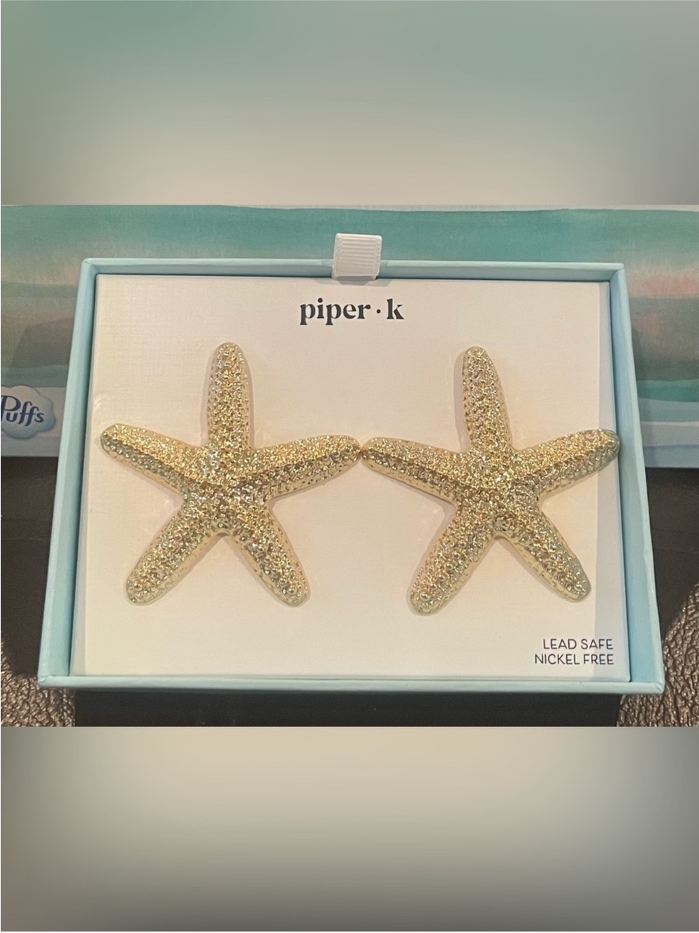 Piper•k Star Fish Earrings NIB